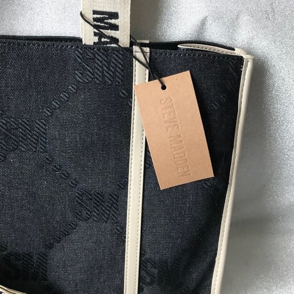 Steve Madden Black Bsantam Tote Bag Purse with Black Coin Purse TikTok Viral - Picture 11 of 11